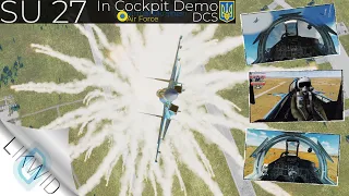 SU 27 In Cockpit Demo - Thunder Over Kutaisi Airshow - DCS