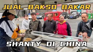 OMG JUAL BAKSO BAKAR DI CHINA PAKAI FOOD TRUCK,DALAM SEKEJAP LANGSUNG LUDES