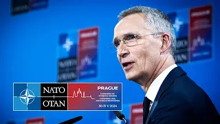 NATO Secretary General press conference at Foreign Ministers Meeting, Prague, Czechia 🇨🇿 31 MAY 2024