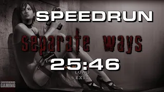 Resident Evil 4 - Separate Ways - Speedrun - 25:46