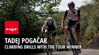 Tadej Pogačar - Climbing Drills with the 2x Tour de France champion