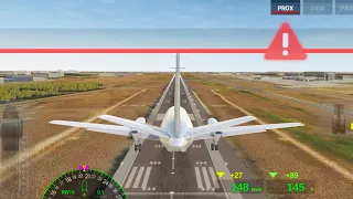 Aeroplane simulator Gameplay - real Plane landing - Part 1 #oabhishekgaming #simulator