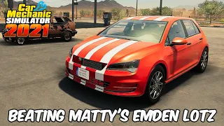 Beating Matty's Emden Lotz using only 35k in Car Mechanic Simulator 2021