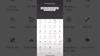 HƯỚNG DẪN SỬA ẢNH ĐẸP HƠN BẰNG SNAPSEED TRÊN IPHONE