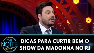 Madonna chega ao Brasil para show histórico no Rio de Janeiro | The Noite (29/04/24)