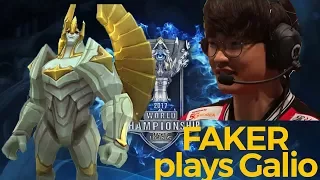 Highlights FAKER plays Galio at Worlds Championship 2017