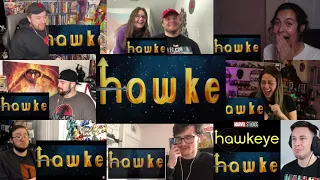 HAWKEYE - Marvel Studios Trailer Reaction Mashup | Disney+