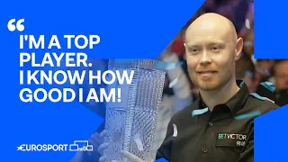 Gary Wilson reacts after winning the 2024 Welsh Open and third ranking title of his career 🔥😮‍💨