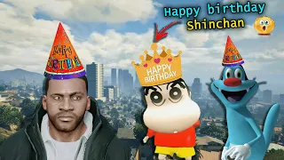 Oggy and Franklin Celebrate Shinchan's birthday | #gta6 #funny