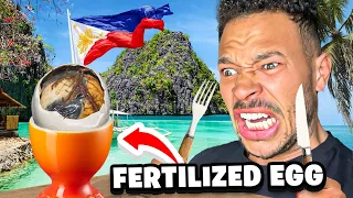 EATING a duck FETUS in the Philippines!