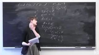 Pre-Calculus Practice: Partial Fraction Decomposition