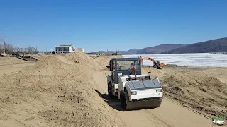 Комсомольск-на-Амуре Продолжение реконструкции 22 апреля ледоход на Амуре Виртуальный дельтаплан