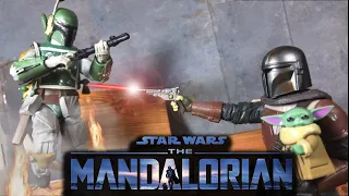 Star Wars : The Mandalorian v Boba Fett Season 2 (stop-motion)