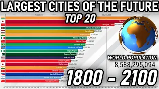 The LARGEST CITIES IN THE WORLD by Population from 1800 to 2100! (History & Projection)