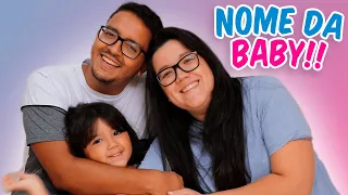REVELANDO O NOME DA NOSSA BABY | VAN ROMUALDO