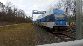 Vlaky Praha Klánovice ve dne 5.2.2022