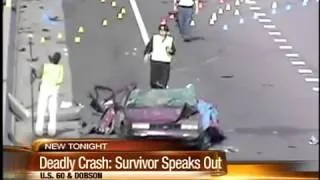 Deadly crash survivor speaks out