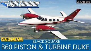 Black Square - B60 Piston & Turbine Duke - Vorschau ★ MSFS 2020