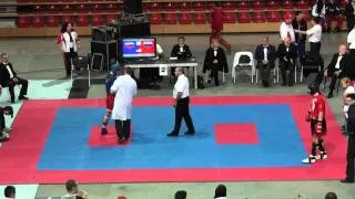 WAKO Kickboxing WC 2011 FINAL: KL -79kg Toth(SVK) vs Lenberg(RUS)