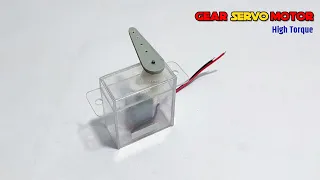 How to Make Servo Gear Motor At Home | High Torque तगड़ा सर्वो मोटर कैसे बनाये | From Plastic