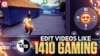 How To Edit Videos Like @1410gaming In Android | Full Tutorial In Hindi