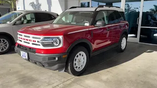 A quick look at the 2023 Ford Bronco Heritage