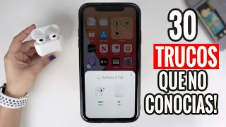 Airpods 🎧 30 TRUCOS Para Aprovecharlos al máximo! ✅