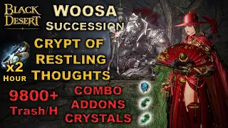 BDO | Crypt of Restling Thoughts - Woosa Succession | 9800+ Trash/H Lv2 | Combo Addons Crystals |