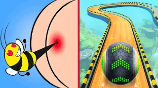 Help Me Tricky Story vs Going Balls - All Levels Gameplay (Android,iOS) Part 1