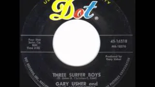 Three Surfer Boys - Gary Usher and the Usherettes