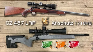 ปืนลูกกรดตัวท็อป CZ 457 LRP Vs ปืนเกรดแข่งขัน Anschutz 1710HB