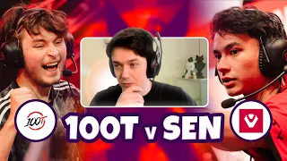 Sliggy Reacts to 100 Thieves v Sentinels | VCT Americas Stage 1