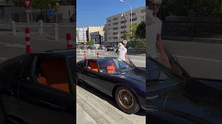 Lando Norris driving his custom Lamborghini Miura 🥵