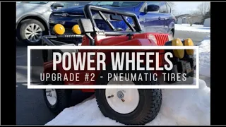 Power Wheels Upgrade - Pneumatic Tires