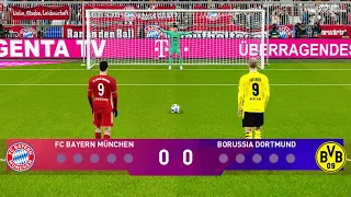 PES 2021 | Bayern Munich vs Borussia Dortmund | Bundesliga | Penalty Shootout Gameplay