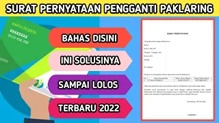 Surat pengganti paklaring bpjs ketenagakerjaan || pencairan lapak asyik