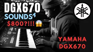 $800 Yamaha DGX 670 Sounds (All Pianos, Eps and More) REVIEW