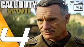 Call of Duty WW2 - Gameplay Walkthrough Part 4 - S.O.E. Train Chase (Campaign) PS4 PRO