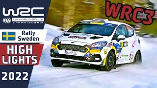 WRC Rally Highlights : Rally Sweden 2022 : WRC3 Day 1