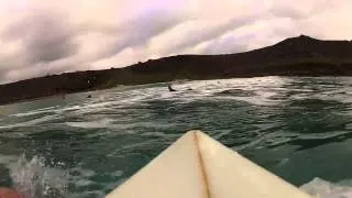 Gopro Surfing Gwenvor/Sennen Cornwall November 2013