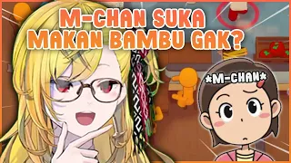 emangnya di kira  m-chan apaan coba makan bambu wkwk