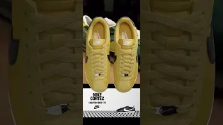 ⚫️🟡Nike Cortez "Vivid Sulfur"🟡⚫️ CLOT X Bruce Lee Lookalike?! #shorts #nike