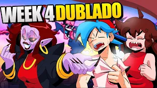 Friday Night Funkin HD DUBLADO | Week 4