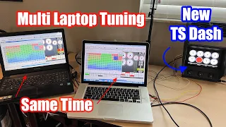Multi laptop tuning at the SAME time with TS Dash by Tuner Studio for Megasquirt & Raspberry Pi
