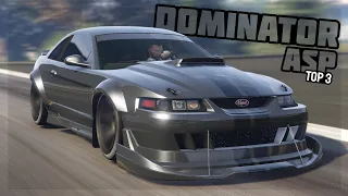 Top 3 Vapid Dominator ASP Customizations (Mustang SVT Cobra R) - GTA 5 Online