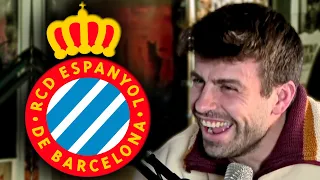 QUE TE PITEN EN EL CAMPO DEL ESPANYOL ES MEJOR QUE EL SEXO - Piqué y su "cariño" por el eterno rival