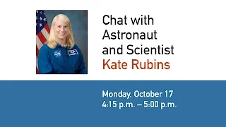 Broad Institute: Live Chat with NASA Astronaut Kate Rubins