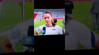 Alex Morgan talks about the game
