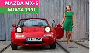 Mazda MX-5 - MIATA 1ST GENERATION NA - drive in the Alps