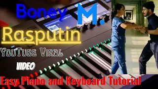 Rasputin Viral Dance Vedio song Piano and Keyboard Tutorial/Notes & MIDI/Keyboard Cover/Boney M.
